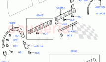 Body Mouldings (Rr Bumper Plastic Partially Painted) ((V) FROMAA000001)