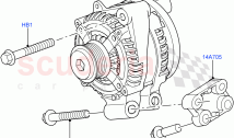 Alternator And Mountings (5.0L OHC SGDI NA V8 Petrol - AJ133, 3.0L DOHC GDI SC V6 &hellip;