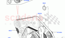 Pulleys And Drive Belts (Primary Drive) (5.0 Petrol AJ133 DOHC CDA, With ACE Suspe&hellip;