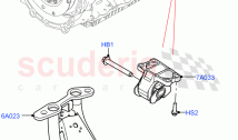 Transmission Mounting (Nitra Plant Build) (3.0L AJ20P6 Petrol High) ((V) FROMM2000&hellip;
