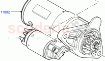Starter Motor (2.0L AJ21D4 Diesel Mid, Itatiaia (Brazil))