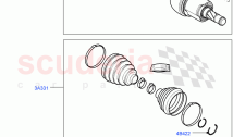 Drive Shaft - Rear Axle Drive (6 Speed Manual Trans M66 - AWD, Itatiaia (Brazil), &hellip;