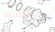 Turbocharger (2.0L I4 Mid AJ200 Petrol E100, Itatiaia (Brazil), 2.0L I4 Mid DOHC A&hellip;