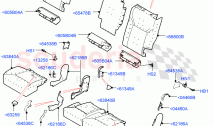 Rear Seat Pads/Valances & Heating (Pads/Valances) (60/40 Load Through With Slide)