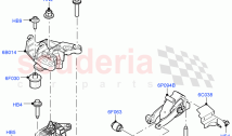 Engine Mounting (2.0L AJ21D4 Diesel Mid, Itatiaia (Brazil))