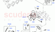 Exhaust Gas Recirculation (LH Side, Solihull Plant Build) (2.0L I4 DSL MID DOHC AJ&hellip;