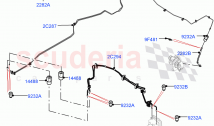 Rear Brake Pipes (RHD) ((V) TOLA999999)