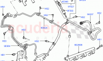 Fuel Injectors And Pipes (5.0L OHC SGDI NA V8 Petrol - AJ133) ((V) FROMAA000001)