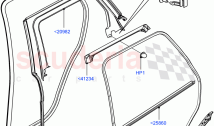 Rear Doors, Hinges & Weatherstrips (Weatherstrips And Seals) (5 Door, Itatiaia (Br&hellip;