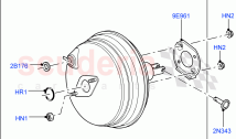 Brake Booster (Nitra Plant Build) ((V) FROMK2000001, (V) TOL2999999)