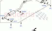 Rear Exhaust System (2.0L I4 Mid DOHC AJ200 Petrol, Itatiaia (Brazil), With 5 Seat&hellip;