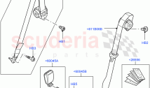 Rear Seat Belts (With 35/30/35 Split Fold Rear Seat) ((V) FROMAA000001)