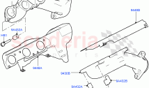 Exhaust Manifold (Nitra Plant Build) (3.0L DOHC GDI SC V6 PETROL, EU6 Emissions, U&hellip;