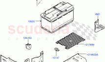 Battery And Mountings (LH) (RHD) ((V) FROMEA000001)