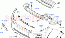 Radiator Grille And Front Bumper (Halewood (UK), Less Sales Badge, Non Sport/Dynam&hellip;