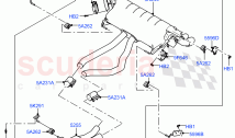 Rear Exhaust System (Nitra Plant Build) (5.0 Petrol AJ133 DOHC CDA, Short Wheelbas&hellip;