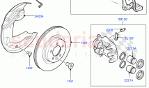 Front Brake Discs And Calipers (AJ Petrol 4.4 V8 EFI (220KW), With 17