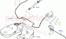 Fuel Tank & Related Parts (Nitra Plant Build) (3.0L AJ20P6 Petrol High, Standard W&hellip;