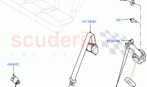 Rear Seat Belts (Nitra Plant Build) ((V) FROMK2000001)