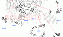 Cooling System Pipes And Hoses (Solihull Plant Build) (2.0L I4 DSL HIGH DOHC AJ200&hellip;