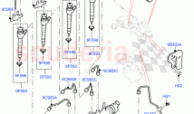 Fuel Injectors And Pipes (Solihull Plant Build) (2.0L I4 DSL HIGH DOHC AJ200, 2.0L&hellip;