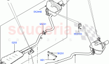 Exhaust System (Rear Section) (2.0L 16V TIVCT T/C Gen2 Petrol, Halewood (UK), With&hellip;