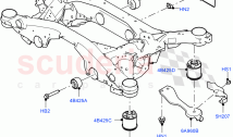 Rear Cross Member & Stabilizer Bar (Crossmember) (Halewood (UK), Electric Engine B&hellip;