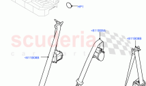 Rear Seat Belts (Rr Seat 40/20/40 Fixed Cushion)