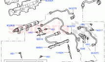 Fuel Injectors And Pipes (Solihull Plant Build) (3.0 V6 Diesel) ((V) FROMAA000001)