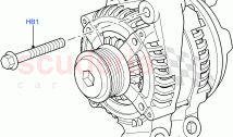 Alternator And Mountings (5.0L OHC SGDI SC V8 Petrol - AJ133) ((V) FROMAA000001)