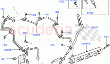 Fuel Injectors And Pipes (5.0L OHC SGDI SC V8 Petrol - AJ133) ((V) FROMAA000001)