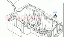 Oil Pan/Oil Level Indicator (2.0L I4 DSL MID DOHC AJ200, Halewood (UK), 2.0L I4 DS&hellip;
