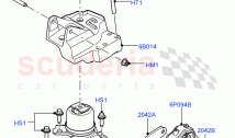 Engine Mounting (2.0L 16V TIVCT T/C 240PS Petrol, Itatiaia (Brazil)) ((V) FROMGT00&hellip;