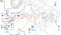 Cylinder Block And Plugs (2.0L I4 High DOHC AJ200 Petrol, 2.0L I4 Mid DOHC AJ200 P&hellip;