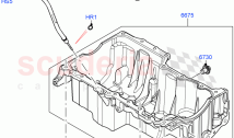 Oil Pan/Oil Level Indicator (2.0L AJ20P4 Petrol Mid PTA, Itatiaia (Brazil), 2.0L A&hellip;