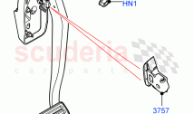 Brake And Clutch Controls (8 Speed Automatic Trans 8G30, Itatiaia (Brazil))