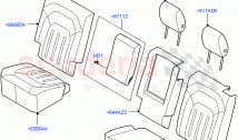Rear Seat Covers (Standard Wheelbase, Thick Rawedge Leather/Prem Textile, 60/40 Lo&hellip;