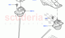 Engine Mounting (Lion Diesel 2.7 V6 (140KW)) ((V) TO9A999999)