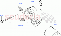 Oil Cooler And Filter (AJ Petrol 4.2 V8 Supercharged)