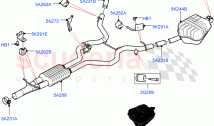 Rear Exhaust System (Nitra Plant Build) (2.0L I4 High DOHC AJ200 Petrol) ((V) FROM&hellip;