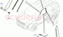 Front Doors, Hinges & Weatherstrips (Finishers) (5 Door, Itatiaia (Brazil)) ((V) F&hellip;