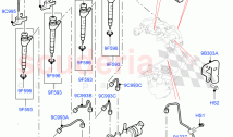 Fuel Injectors And Pipes (Nitra Plant Build) (2.0L I4 DSL MID DOHC AJ200, 2.0L I4 &hellip;