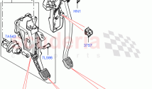 Brake And Clutch Controls (6 Speed Manual Trans BG6, Itatiaia (Brazil))