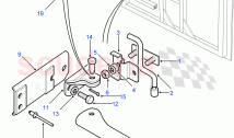Rear End Door Check Mechanism-With Torsion Bar (Hard Top, 110