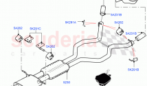 Rear Exhaust System (Solihull Plant Build) (3.0L DOHC GDI SC V6 PETROL) ((V) FROMH&hellip;