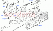 Exhaust Manifold (Solihull Plant Build) (2.0L I4 DSL MID DOHC AJ200) ((V) FROMHA00&hellip;