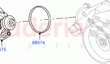 Thermostat/Housing & Related Parts (4.4 V8 Turbo Petrol (NC10))
