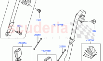 Rear Seat Belts (With 65/35 Split Fold Rear Seat) ((V) FROMAA000001)