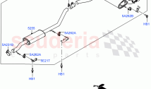 Rear Exhaust System (2.0L I4 Mid DOHC AJ200 Petrol, Dual Exhaust - Dynamic) ((V) F&hellip;