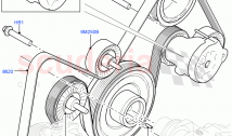 Pulleys And Drive Belts (2.0L I4 DSL HIGH DOHC AJ200, Halewood (UK), 2.0L I4 DSL M&hellip;